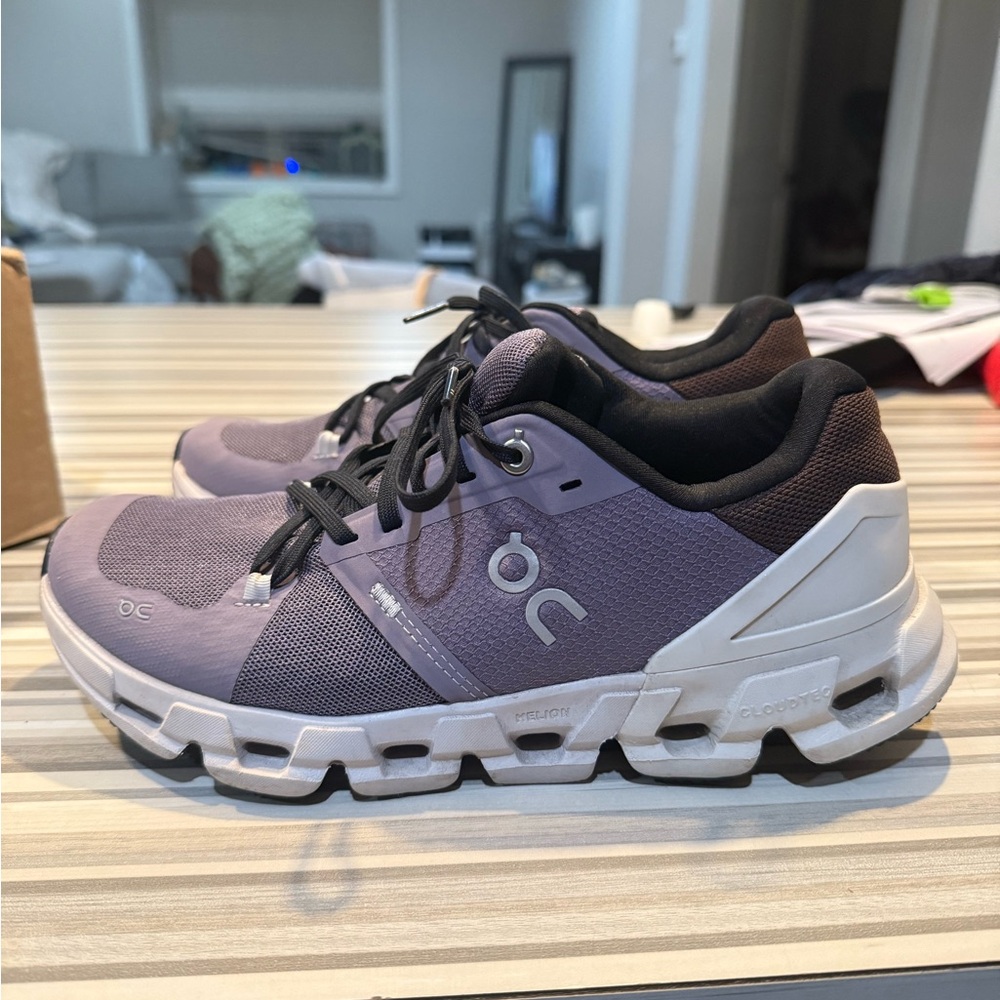 On Running Women's Sneakers in Purple and White